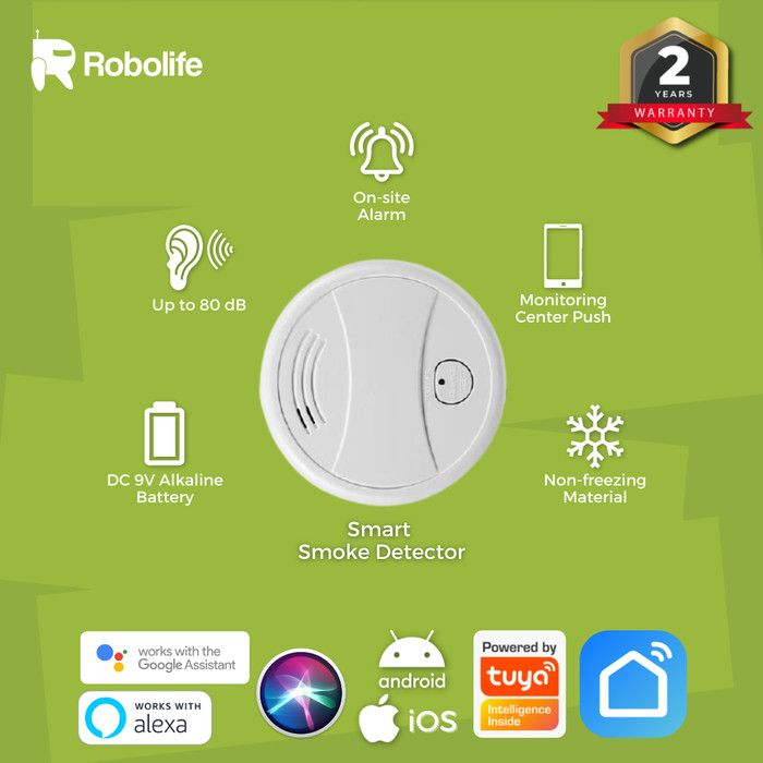 Robolife Smart Smoke/Fire Detector - 2