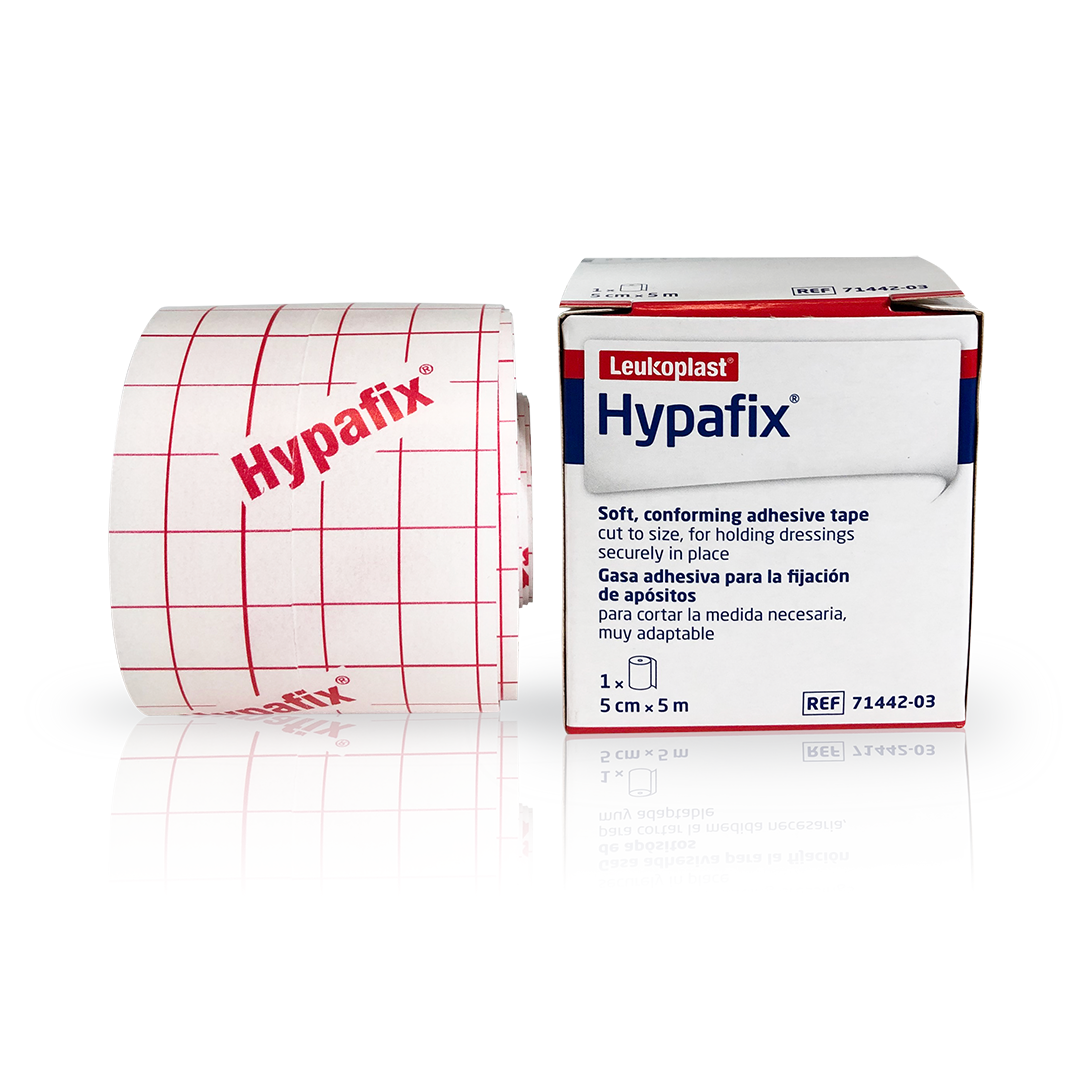 Hypafix Plester Putih (1 roll/box) - 5cmx5m TwinPack FREE Botol Minum - 2