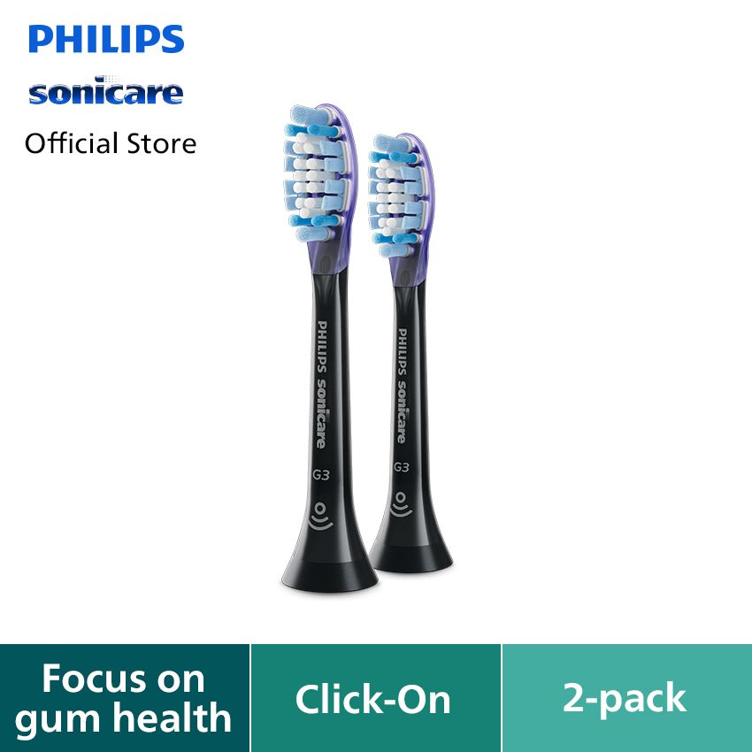 Philips Sonicare Brush Head Premium Gum 2x Blk HX9052/96 Kepala Sikat - 1