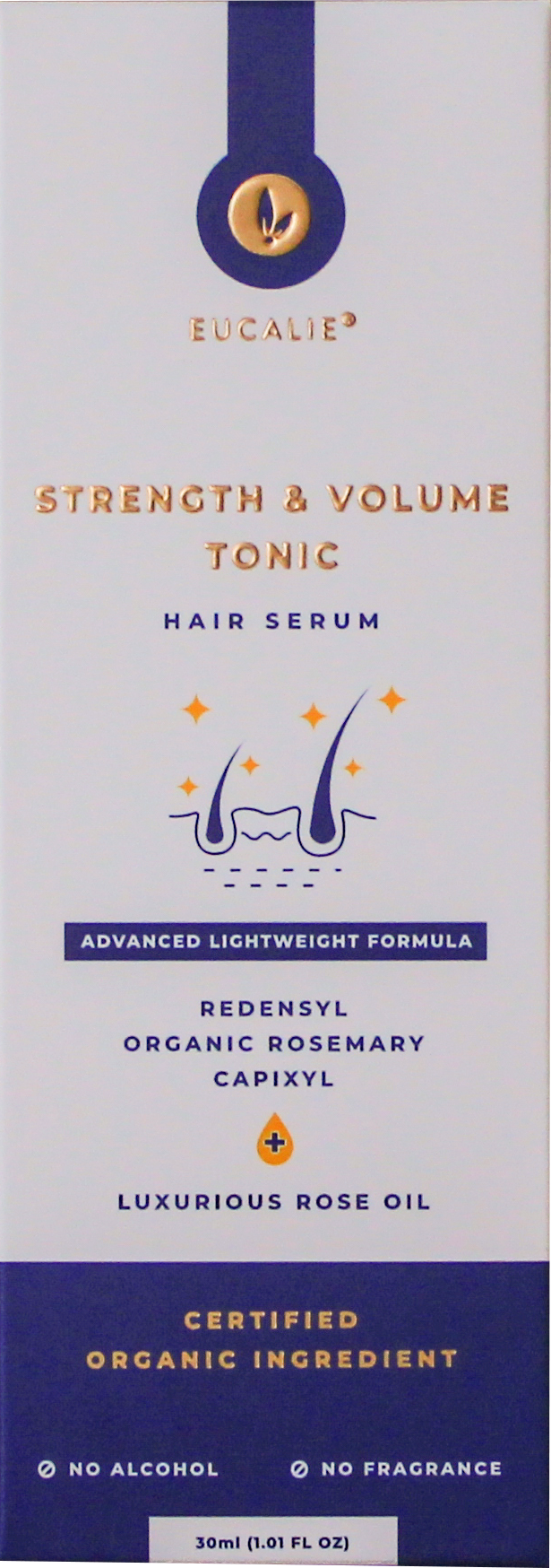 Eucalie Hair Growth/Anti Hair Fall Tonic Organic Serum - Strength & Volume - 3