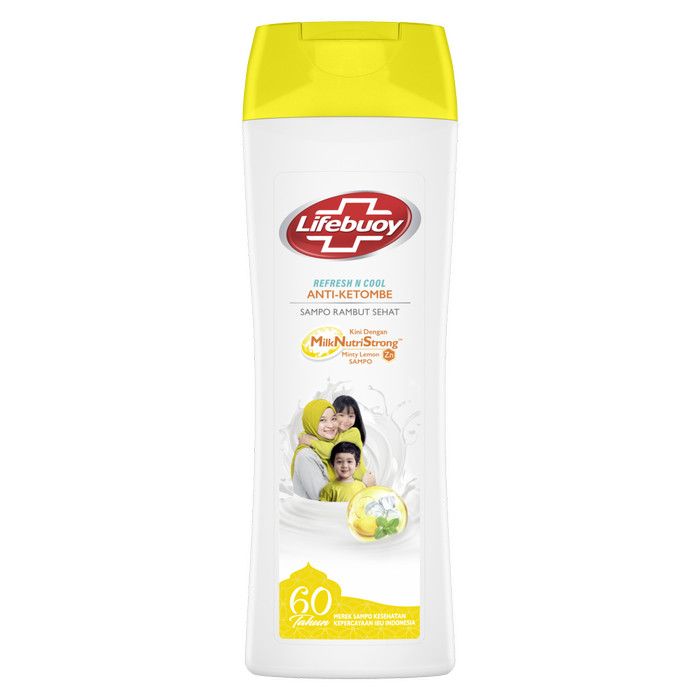 LIFEBUOY Shampoo ANTI KETOMBE Dandruff shampoo Refresh & Cool & Anti Gatal 310ML - 2