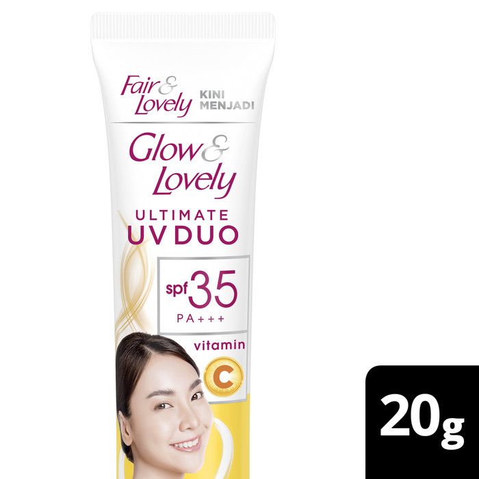 Glow & Lovely UV Krim Vit C & Niacinamide Sunscreen SPF 35 PA+++ 20gr - 1