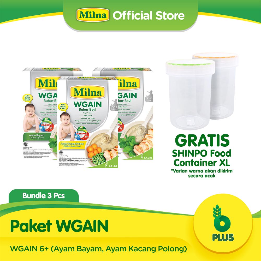 Paket Milna WGAIN Free Food Storage - 1