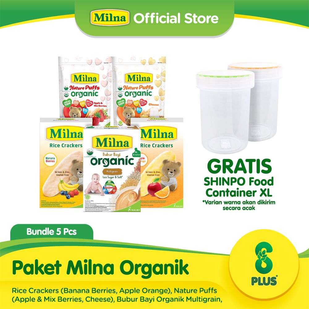 Paket Milna Organik Free Food Storage - 1