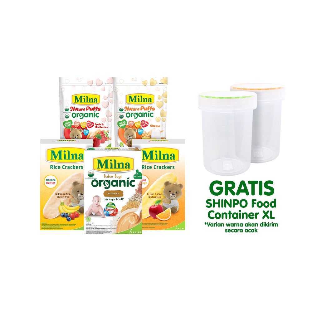 Paket Milna Organik Free Food Storage - 2