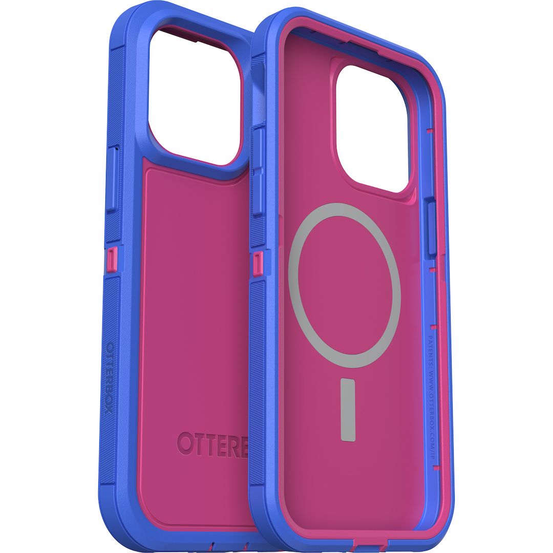 Casing iPhone 14 Pro Max OtterBox Defender XT Case with MagSafe - Blooming Lotus Pink - 4