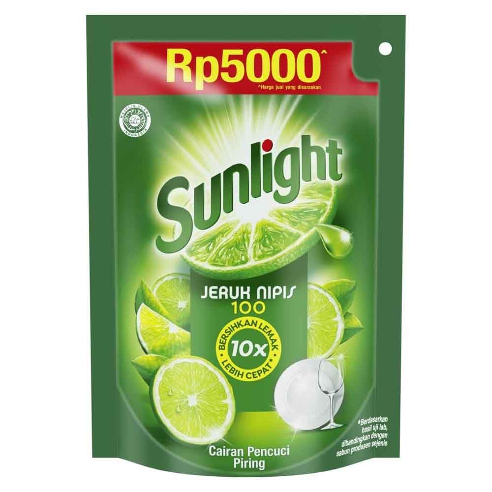 Sunlight Cuci Piring Jeruk Nipis 210Ml 1 Karton - 2