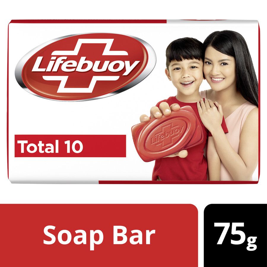 Lifebuoy Sabun Batang Total 10 75G 1 Karton - 1