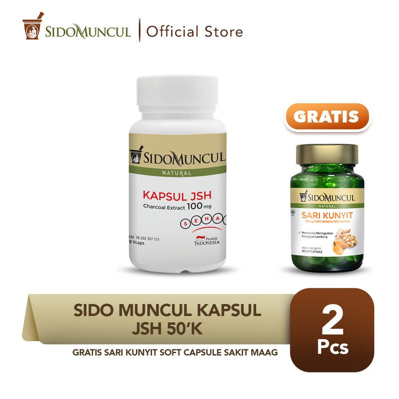 Jual Sido Muncul Kapsul Jsh 50k Free Sari Kunyit Sc Sakit Maag Peralatan Kesehatan Lainnya 8040