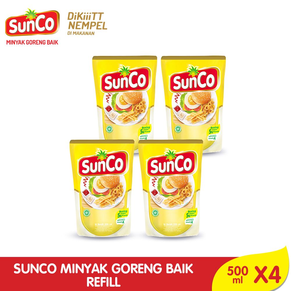 Sunco Refill 500ml - Multipack 4 pcs - 1