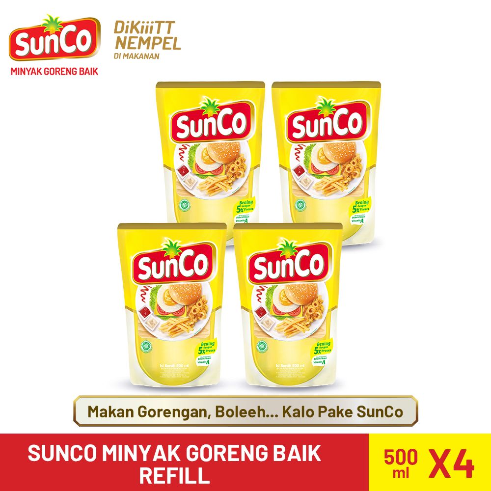 Sunco Refill 500ml - Multipack 4 pcs - 2