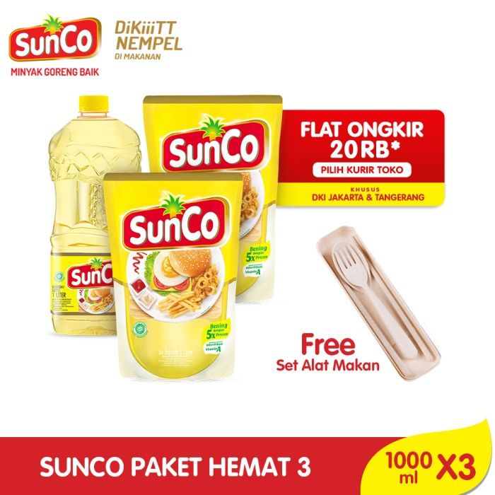 Sunco Paket Hemat 3 - Free Set Alat Makan - 1