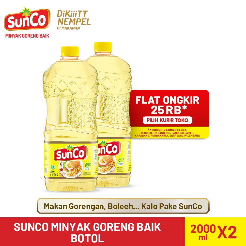 Sunco Minyak Goreng Botol 2L - Twinpack - 1