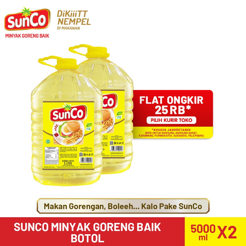 Sunco Minyak Goreng Botol 5 L - Twinpack - 1