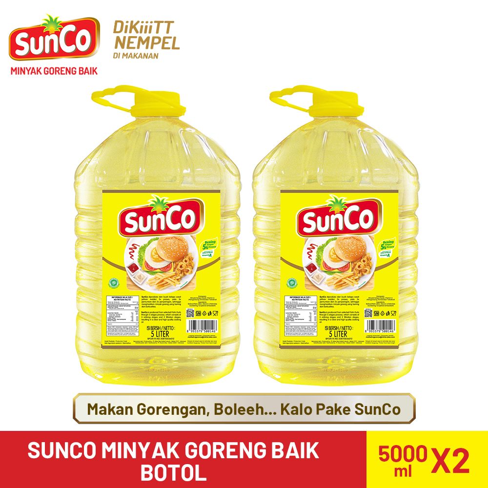 Sunco Minyak Goreng Botol 5 L - Twinpack - 2