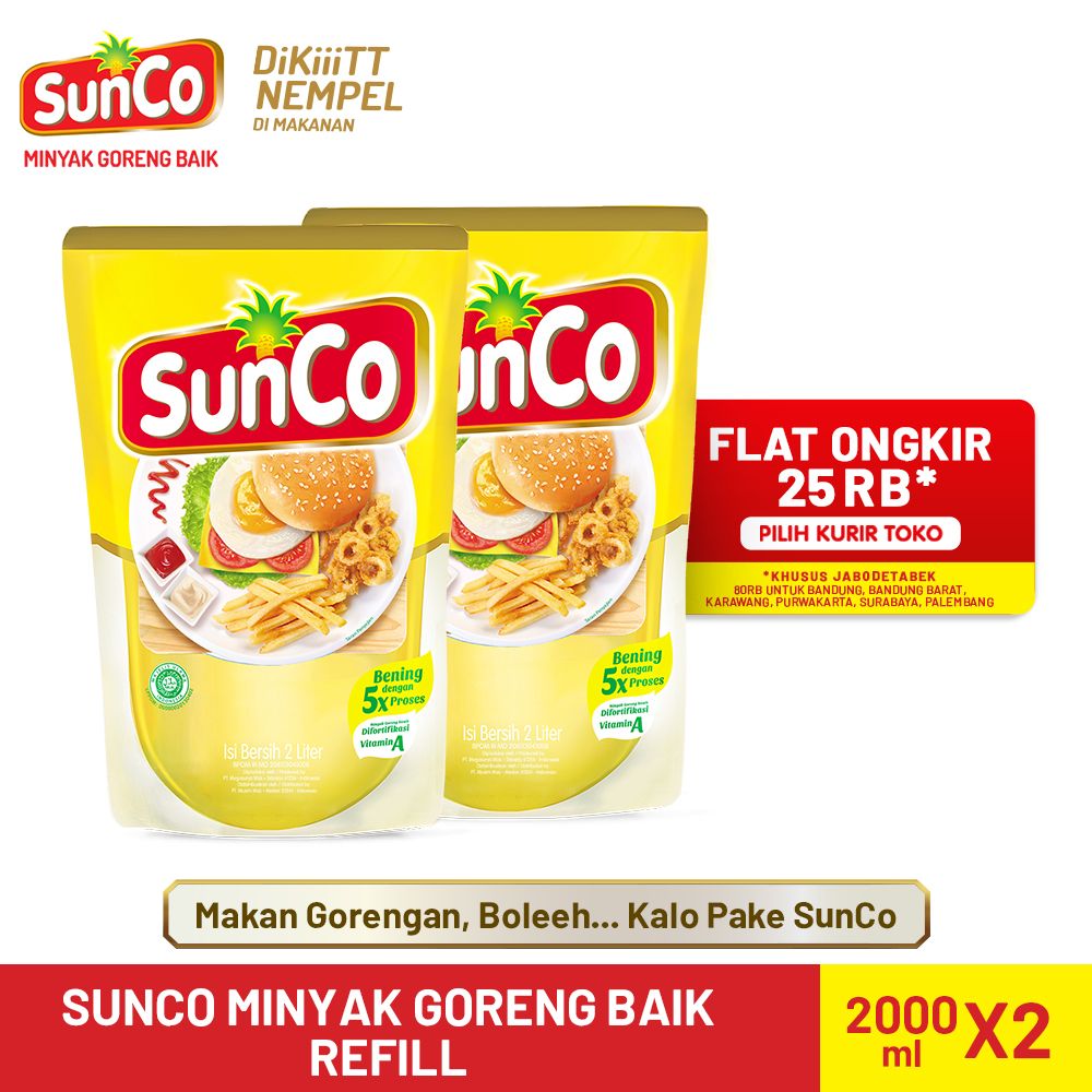 Sunco Minyak Goreng Refill 2L - Twinpack - 1