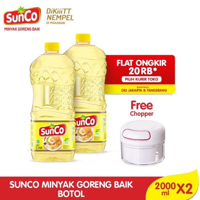 Sunco Botol 2 L Twinpack - Free Chopper - 1