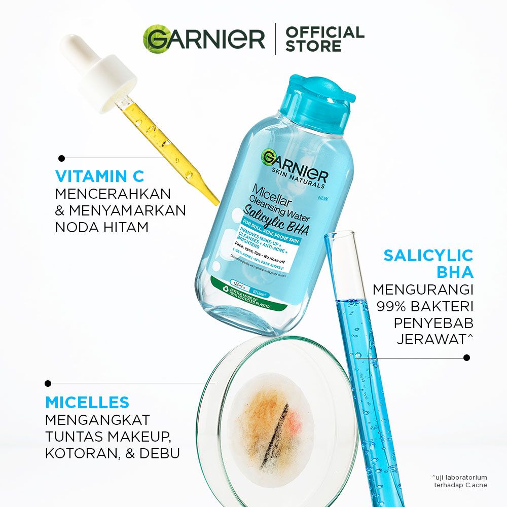 Garnier Micellar Water Salicylic Blue 400ml - 2
