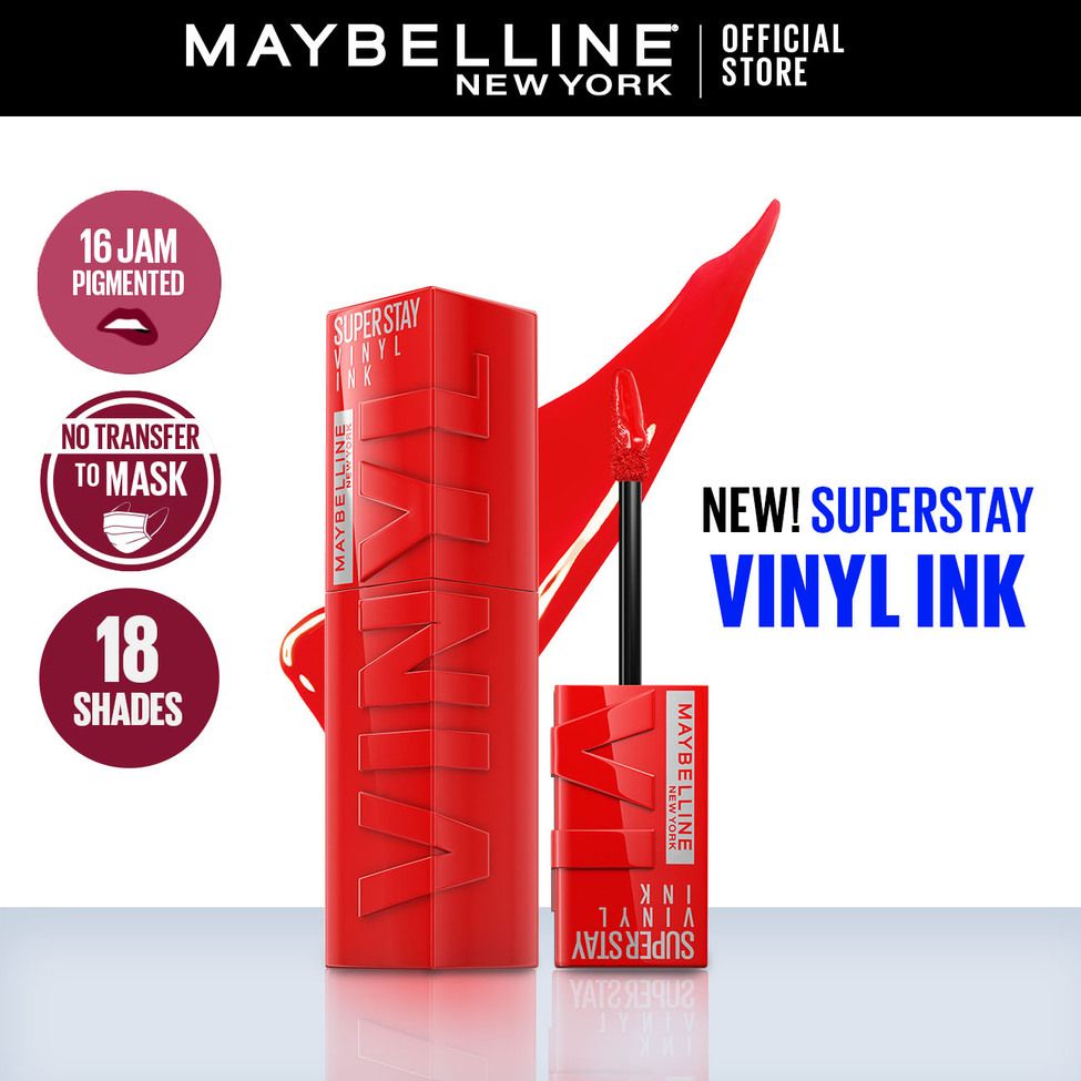 Maybelline Superstay Vinyl Ink - 25 Redhot - 1