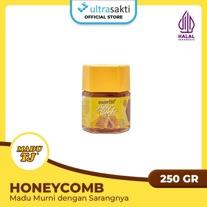 Madu TJ Honeycomb 250gr - Madu Murni dengan Sarangnya - 1