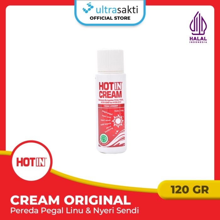 HOTIN Cream Original 120ml - Pereda Pegal Linu & Nyeri Sendi - 1