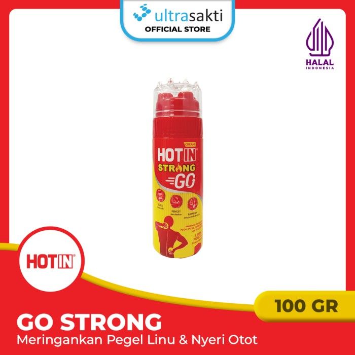 HOTIN Go Strong 100gr - Meringankan Pegal Linu & Nyeri Otot - 1