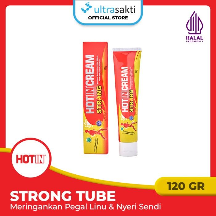 HOTIN Strong Tube 120gr - Meringankan Pegal Linu & Nyeri Sendi - 1