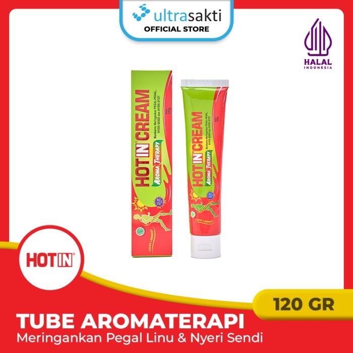 HOTIN Tube Aromaterapi 120gr - Meringankan Pegal Linu & Nyeri Sendi - 1