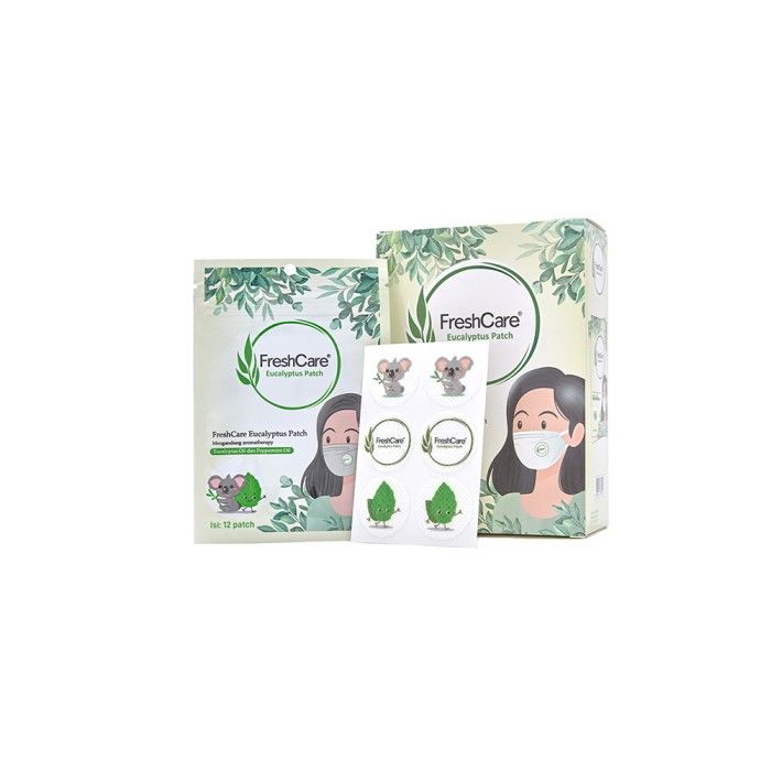 Paket FreshCare Eucalyptus Patch 2pcs @12 Sticker Aromaterapi Masker - 2