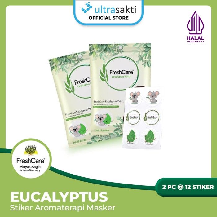 Paket FreshCare Eucalyptus Patch 2pcs @12 Sticker Aromaterapi Masker - 1
