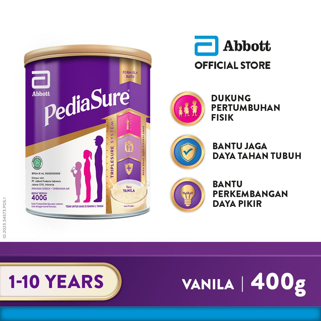 Pediasure Vanila 400 g (1-10th) - Susu Pertumbuhan Anak - 1