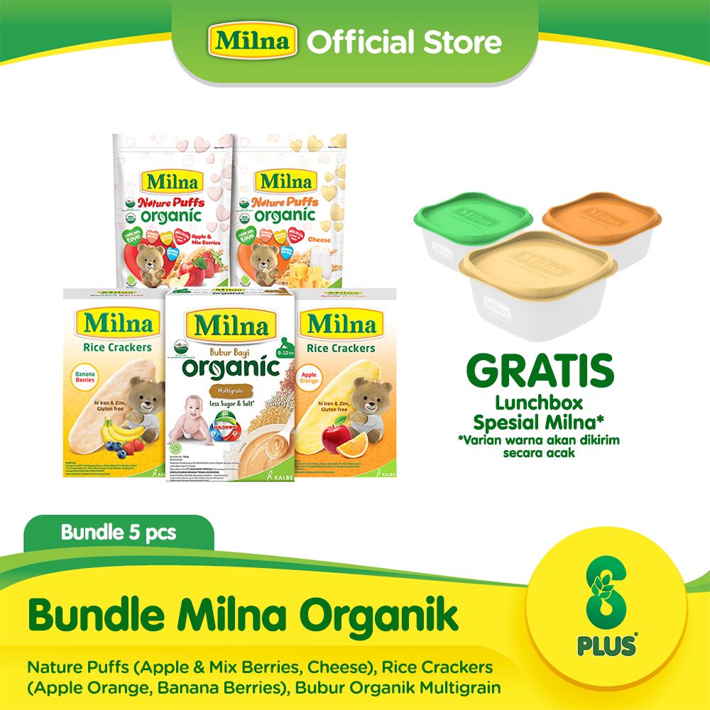 Paket Milna Organik Free Lunch Box - 1