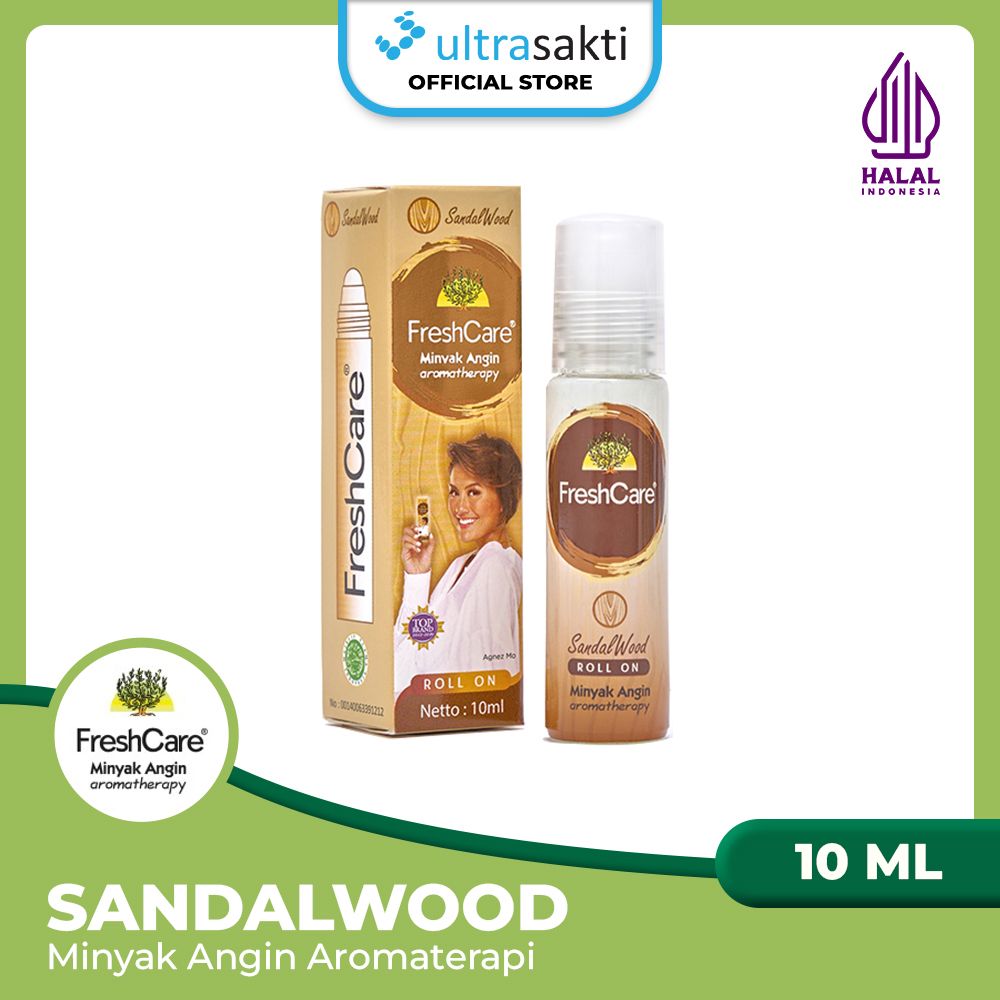 FreshCare Sandalwood 10ml - Minyak Angin Aromaterapi untuk Relaksasi - 1
