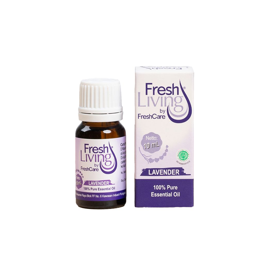 FreshLiving Essential Oil Lavender 10ml - Baik untuk Relaksasi - 2