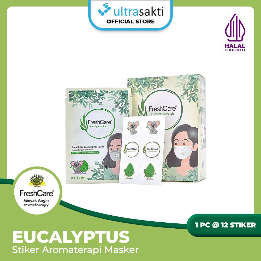FreshCare Eucalyptus Patch 1pc @12 Sticker Aromaterapi Masker - 1