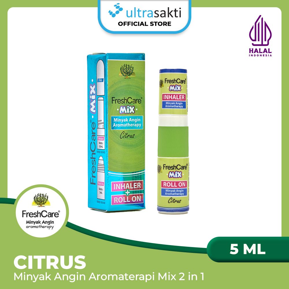 FreshCare Mix 2in1 5ml - Perpaduan Roll On & Inhaler - 1