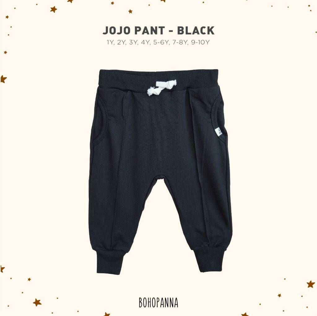 BOHOPANNA - JOJO PANT - BLACK 9-10Y - Celana Anak Laki-Laki - 1