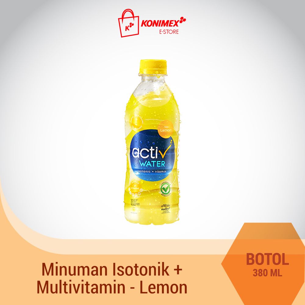 Activ Water Lemon Minuman Isotonik+Multivitamin Botol 380 ml - 1