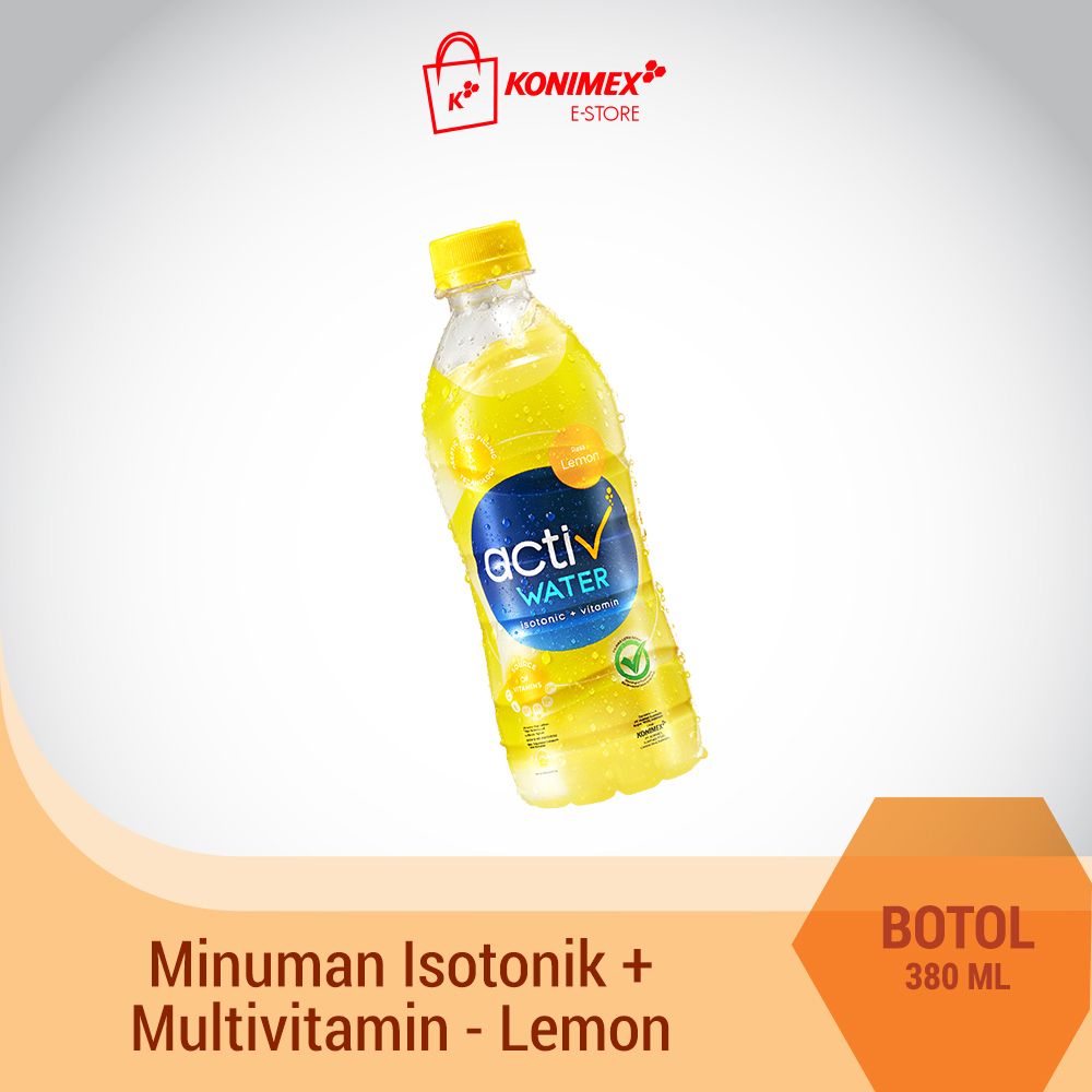 Activ Water Lemon Minuman Isotonik+Multivitamin Botol 380 ml - 2