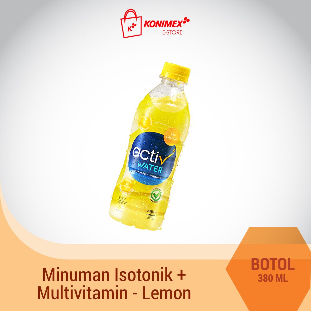 Activ Water Lemon Minuman Isotonik+Multivitamin Botol 380 ml - 3