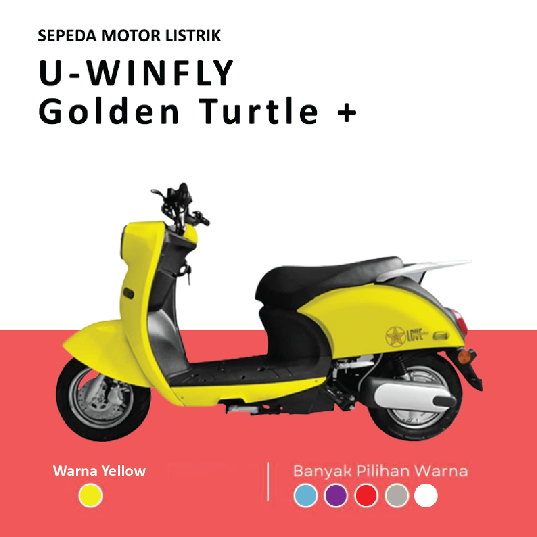 Sepeda Motor Listrik UWinfly GN + Golden Turtle+ Electric Bike On The Road - 1