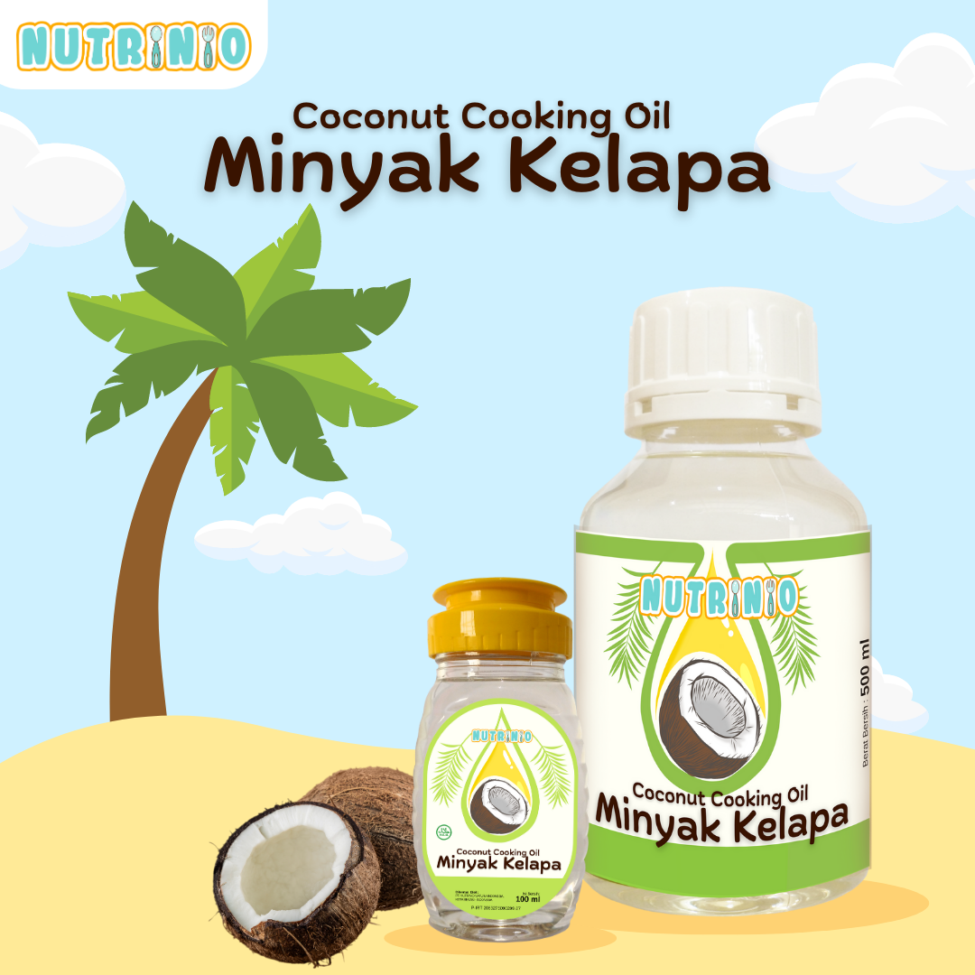 NUTRINIO - minyak goreng kelapa bernutrisi / coconut cooking oil 100 ml - 2