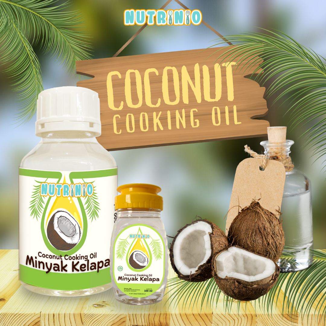 Nutrinio Minyak Goreng Kelapa Bernutrisi 500ml| Coconut Cooking Oil | Minyak MPASI - 2
