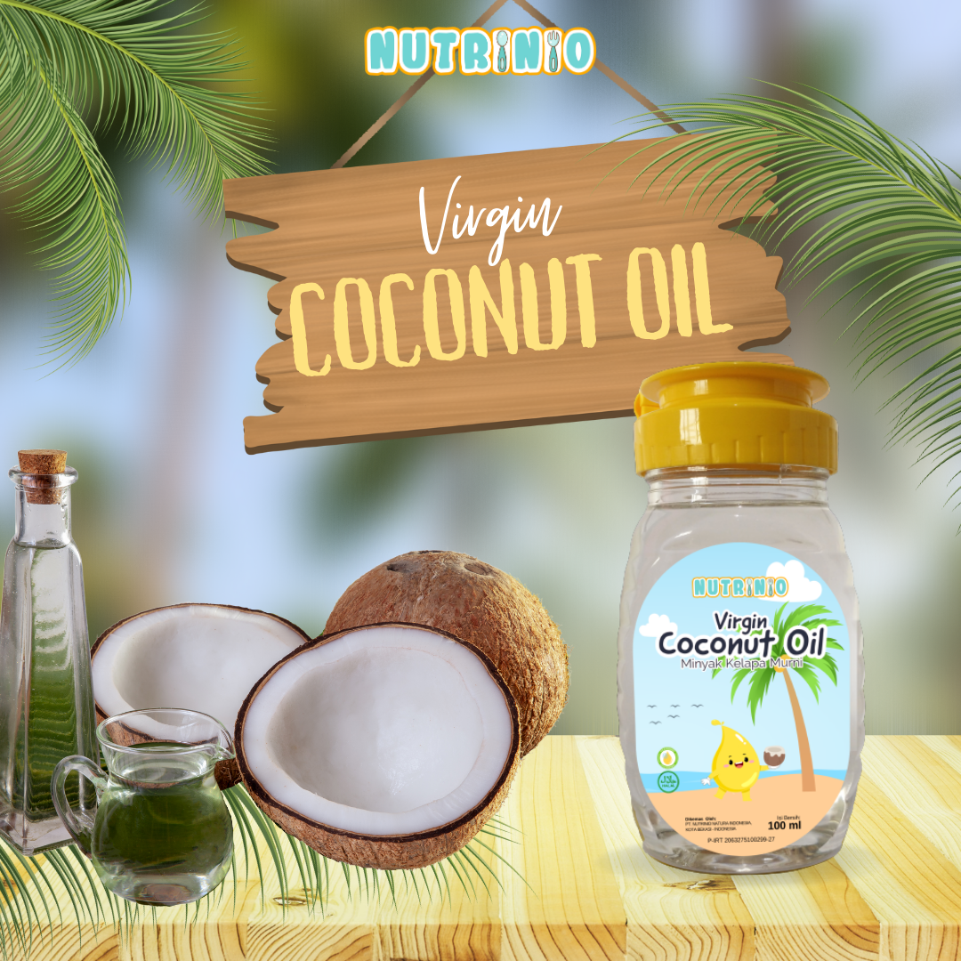 Nutrinio Virgin Coconut Oil 100 ml | Minyak Kelapa Murni | VCO Minyak MPASI - 2