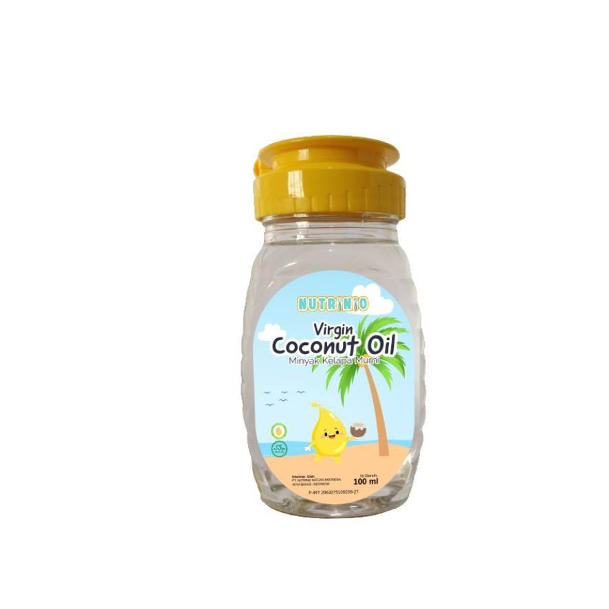 Nutrinio Virgin Coconut Oil 100 ml | Minyak Kelapa Murni | VCO Minyak MPASI - 1