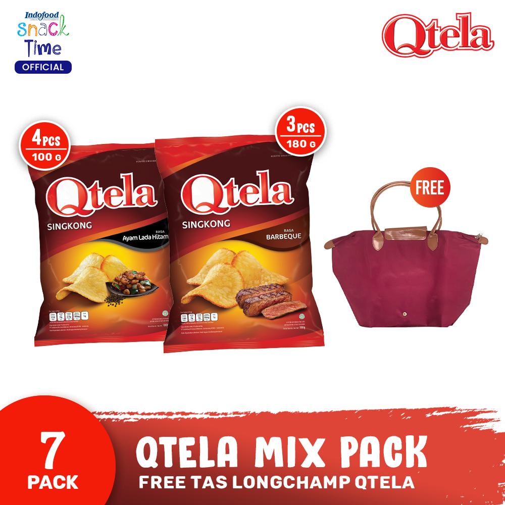 Qtela Mix Pack - Free Tas Longchamp Qtela - 2