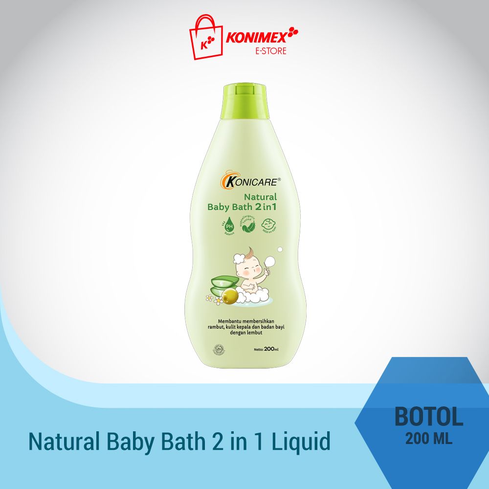 Konicare Natural Baby Bath 2 in 1 200ml Bonus - 2