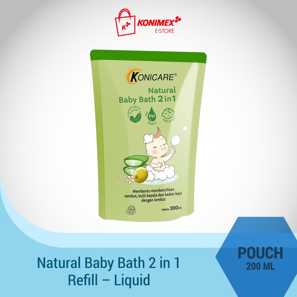 Konicare Natural Baby Bath 2 in 1 200 ml Refill - 2