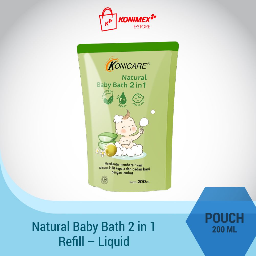 Konicare Natural Baby Bath 2 in 1 200 ml Refill - 3