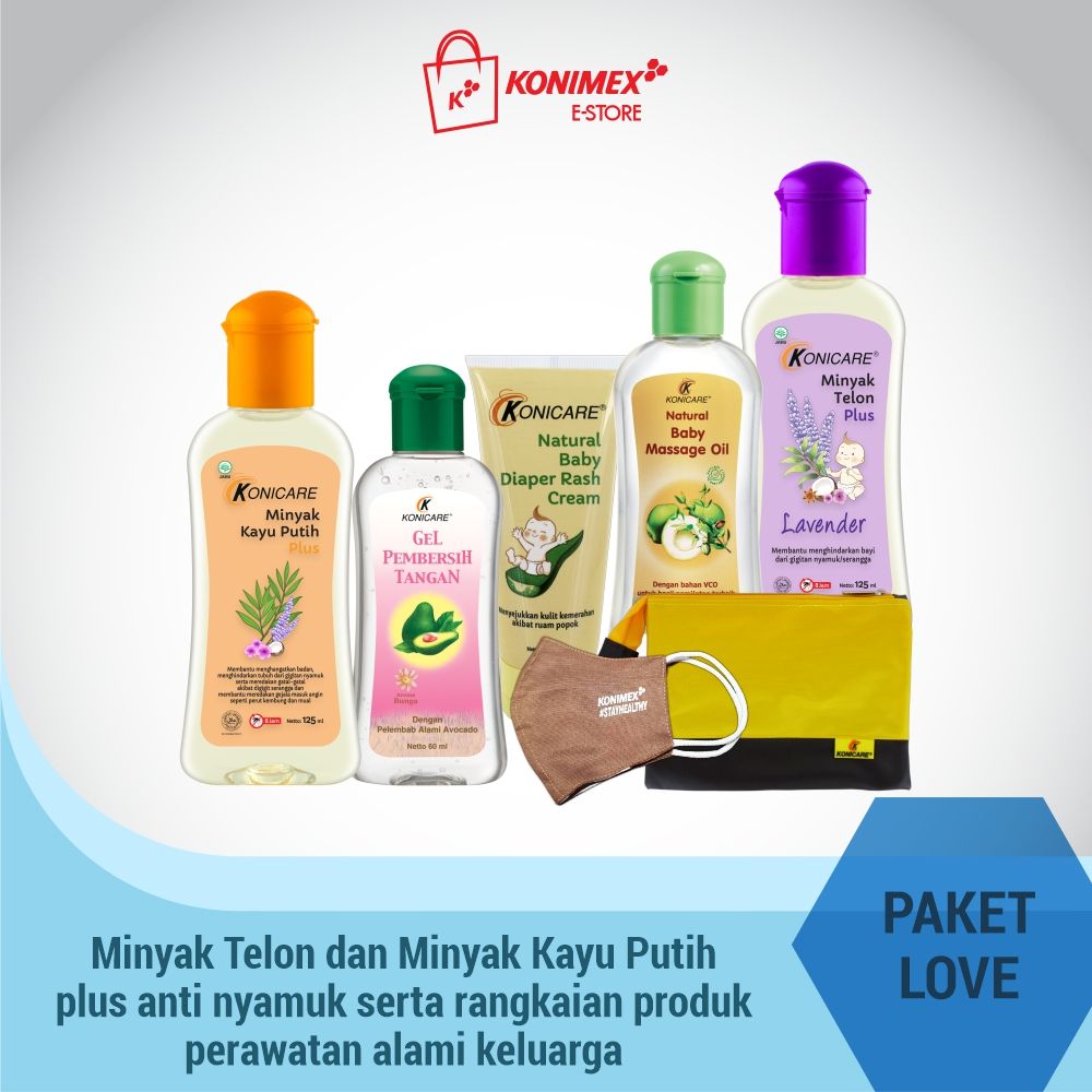 Konicare Minyak Telon Plus Paket Love - 1